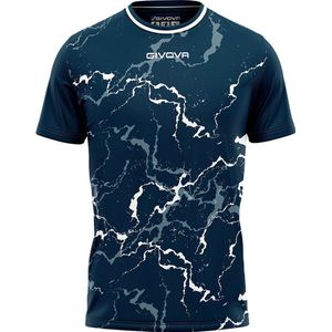 Sports t-shirt givova graphite blue-white, m