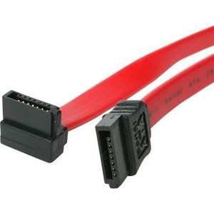 StarTech.com SATA12RA1 SATA-kabel 0,3 m Rood