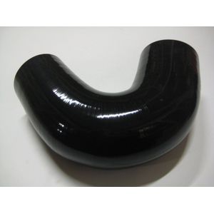 135 Graden bochten silicone - Zwart, 63mm