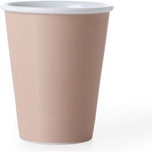 Viva Scandinavia Anytime Laura Papercup Koffie - Porselein - 200 ml - Roze