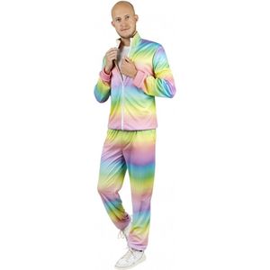 Fout Trainingspak Regenboog Pastel Heren - Maat 58