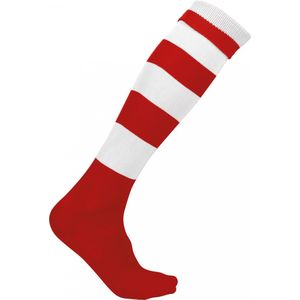 PROACT® Gestreepte Sportsokken PA021 - Sporty Red / White - 43/46 EU