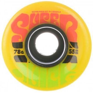OJ Wheels 55mm Mini Super Juice 78a skateboardwielen jamaican sunrise