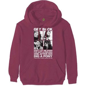 The Beatles - 3 Savile Row Hoodie/trui - L - Rood