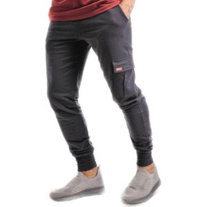 Embrator mannen Joggingbroek met cargozak donkergrijs maat XL