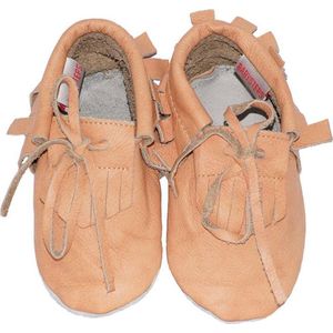 BabySteps slofjes Moccasins Lace Terracotta Ibiza Style small