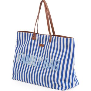 Childhome Family Bag - Luiertas - Stripes Collection - Blauw/Wit