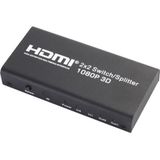 HDMI schakelaar/splitter 2 naar 2 - versie 1.3 (Full HD 1080p)