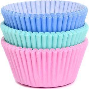 House of Marie Cupcake Vormpjes - Baking Cups - Assorti Pastel - pk/75