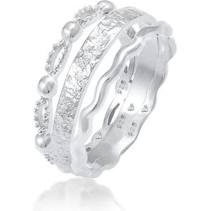 Elli Women's Lady Ring 925 zilver 58 Zilver 32020189