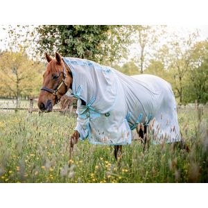 Horseware AmEco Bug Buster - maat 135/183 - silver/sky blue