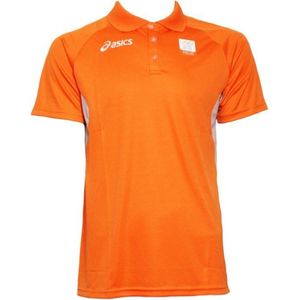 Asics Poloshirt maat XL Merch Olympic Heren Oranje