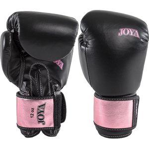 Joya Top One - Bokshandschoenen - PU - Zwart / Roze - 8 oz.