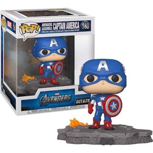 Funko Captain America - Funko Pop! Deluxe - Avengers Assemble Figuur