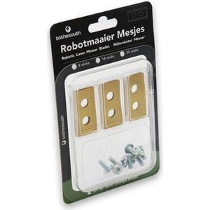 To the South® Robotmaaier mesjes titanium geschikt voor Worx Landroid L1500 WR153E - 90 stuks