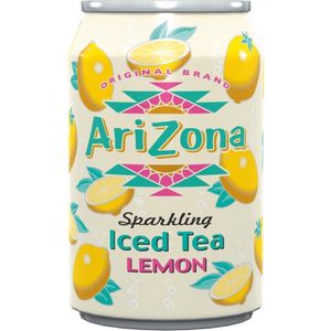 Arizona - Sparkling Green Tea Peach - 12x 330ml