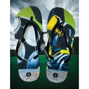 Owniez Flip Flops - Voetbal Slippers - Kinderen - Jongens - Comfortabele en Duurzame Slippers - Maat 35-36