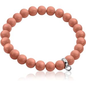 Zinzi Charms rek-armband one-size oranje parels CH-A20K