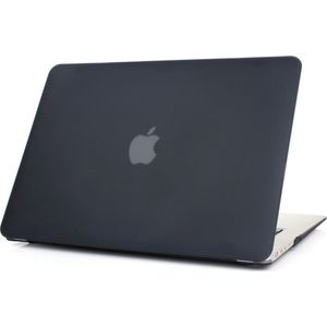 Mobigear Laptophoes geschikt voor Apple MacBook Air 13 Inch (2010-2019) Hoes Hardshell Laptopcover MacBook Case | Mobigear Matte - Zwart - Model A1369 / A1466