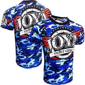 Joya Camouflage - T-shirt - Katoen - Blauw - 128