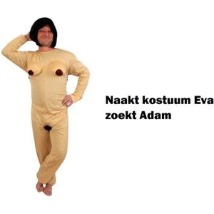 Kostuum naakte vrouw Eva zoekt Adam- mt.M/L - Carnaval thema feest party fun festival