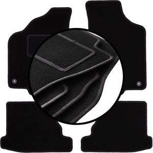 Complete set veloursmatten voor: Volkswagen Polo III 6N hatchback, sedan, klassieker (1994-1999)
