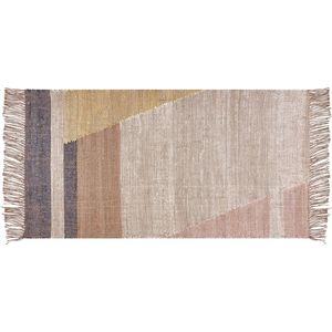 SAMLAR - Jute vloerkleed - Bruin - 80 x 150 cm - Jute