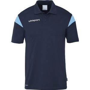 Uhlsport Squad 27 Polo Heren - Marine / Hemelsblauw | Maat: XL