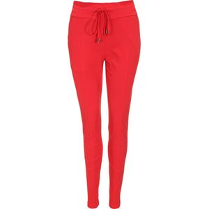 Mi Piace Travelstof broek - Rood - 202016 - Maat XL