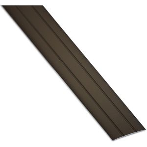 1 stuk SOTECH Aluminium Overgangsprofiel Cross zelfklevend Overgangsrail Aluminium plat, vloerplint met breedte 37 mm Compensatieprofiel brons geanodiseerd afdekstrip 100 cm