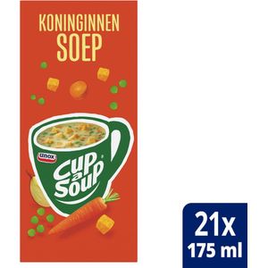 Cup-a-Soup Unox koninginnensoep 21x175ml | 4 stuks