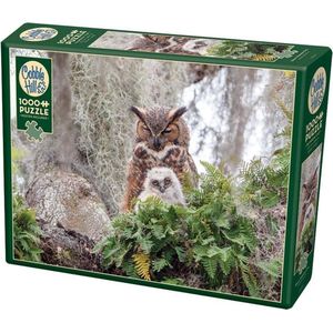 Cobble Hill puzzel Great Horned Owl - 1000 stukjes
