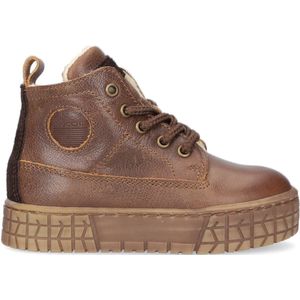 Pinocchio P2461 Sneakers - Leren Sneaker - Jongens - Bruin - Maat 29