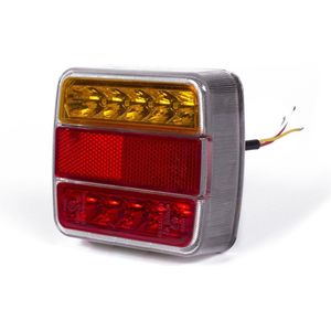 Benson Aanhangwagen Achterlicht - Vierkant - 18 LED - 10 x 10 cm Links/Rechts - Prijs per Set