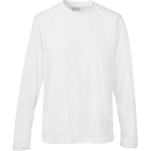 Unisex T-shirt met lange mouwen Cool T 'Arctic White' - XL