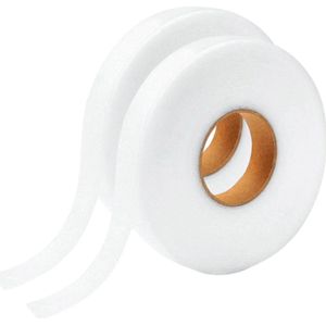 Strijkband - 2 Pack - 120 meter - 3 cm breed - Waterproof - Zoomband - Instrijkbaar - Gordijnband - Kantenband - Plooiband