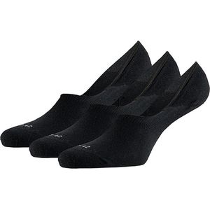3-paar No Show lage sneaker sokken - Footies kousenvoetjes - 38 - Zwart