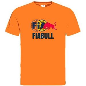 T shirt Fiabull - maat XXL - Grappig t-shirt - Max Verstappen - Formule 1 - Fia - Red bull - F1