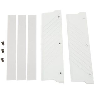 Laptopgeheugenkoeling- Koellichaam- Geheugen RAM-koeler- Gebalanceerde Warmtegeleiding- Stabiele Werking- Aluminiumlegering- DDR5-geheugenmodule- Wit .