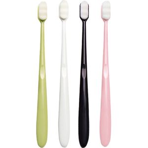 DentPro® Tandenborstel - Ultrafijne en zacht  - Zachte tandenborstel - 10.000 haartjes - Gevoelig tandvlees - Soft - Zwart