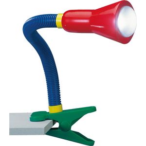 LED Klemlamp - Trion Fexy - E14 Fitting - Meerkleurig - Kunststof