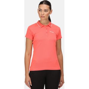 Het Regatta Maverik V T-shirt met korte mouwen - dames - sneldrogend - polohals - Oranje