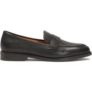 Black loafers in minimal style
