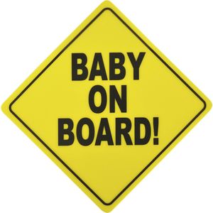 Carkids Baby on Board bordje met zuignap