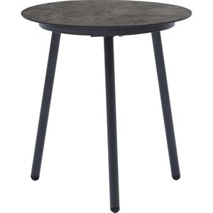 Sens-Line - Elena Bijzettafel - Ø50cm - Kunststof Grijs