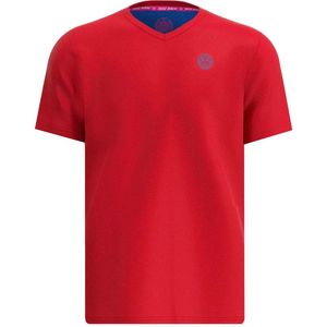 BIDI BADU Crew Inside Out V-Neck Tee - red, blue Shirts Herren