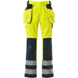 Mascot Safe Compete Broek met spijkerzakken 09131-470 - hi-vis geel/marine