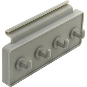 Pro Plus Tentrail Kapstok - 15 x 6 cm - Kunststof - 4 Haaks