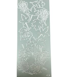 Zilveren Stickervel 0120 Herfstbladeren 2