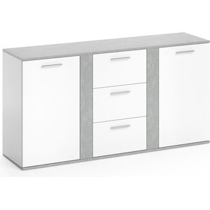 Vicco Novelli Dressoir – 40 x 80 cm met laden Beton met laden